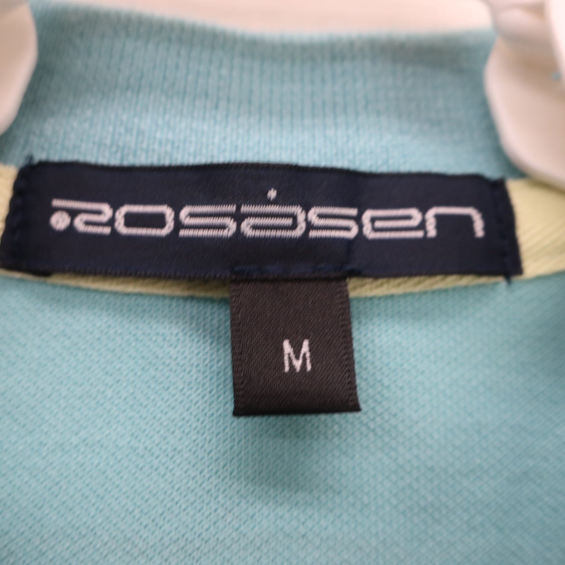 Rosasen(ロサーセン) ノースリーブポロシャツ 水色 レディース M A