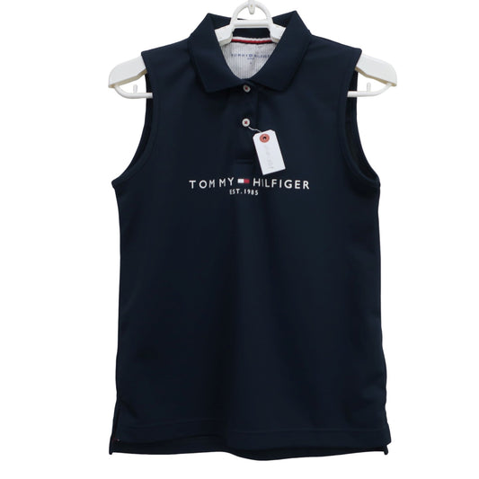 TOMMY HILFIGER GOLF(トミーヒルフィガーゴルフ) ノースリーブポロシャツ ネイビー レディース S A
