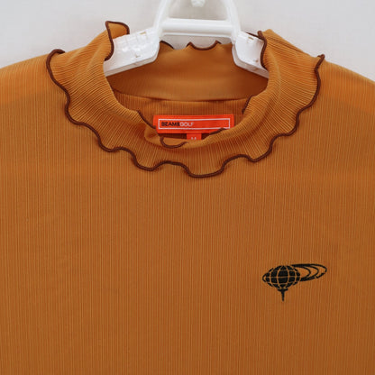 BEAMS GOLF(ビームスゴルフ) 半袖シャツ マスタードカラー レディース M A