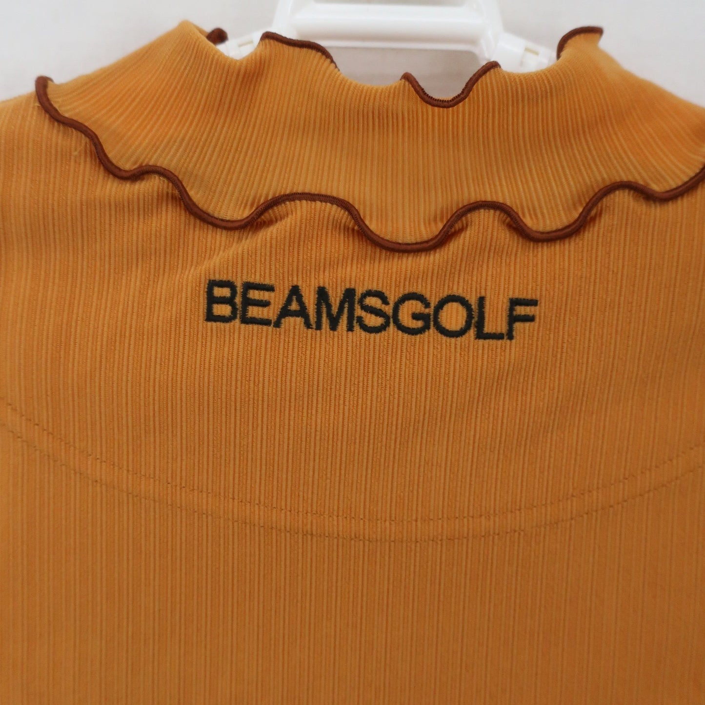 BEAMS GOLF(ビームスゴルフ) 半袖シャツ マスタードカラー レディース M A