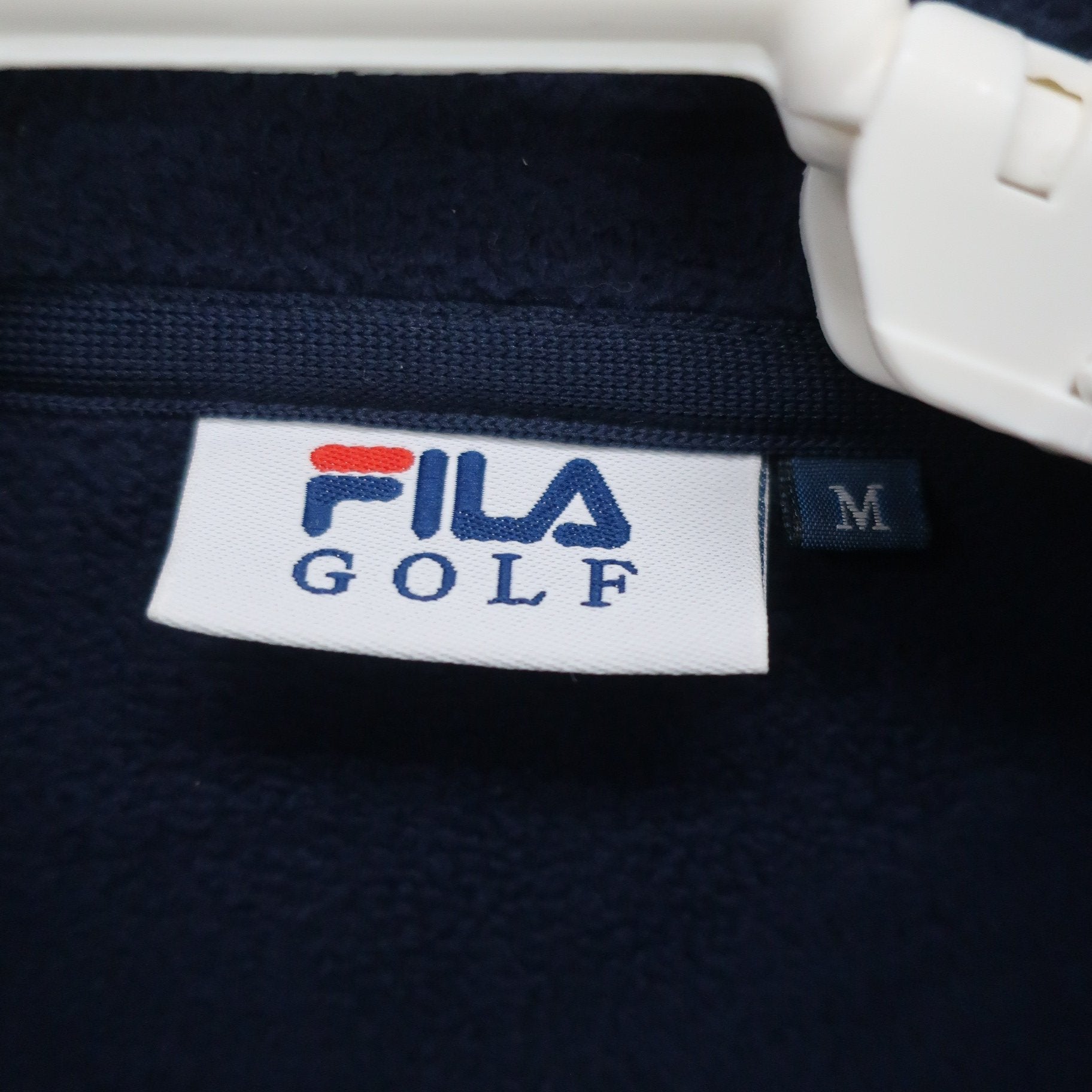 FILA GOLF(フィラゴルフ) フルジップジャケット 青赤チェック レディース M A