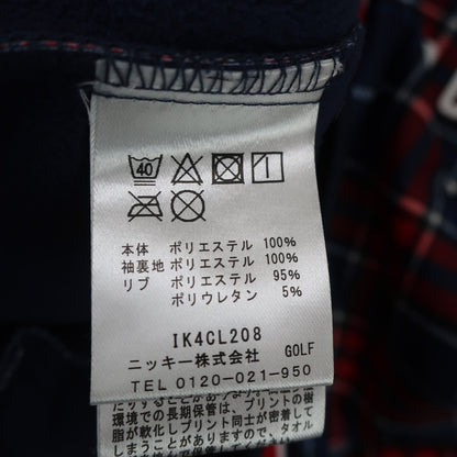 FILA GOLF(フィラゴルフ) フルジップジャケット 青赤チェック レディース M A