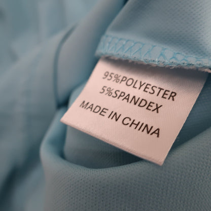 Malbon Golf(マルボンゴルフ) ポロシャツ 水色 レディース M A
