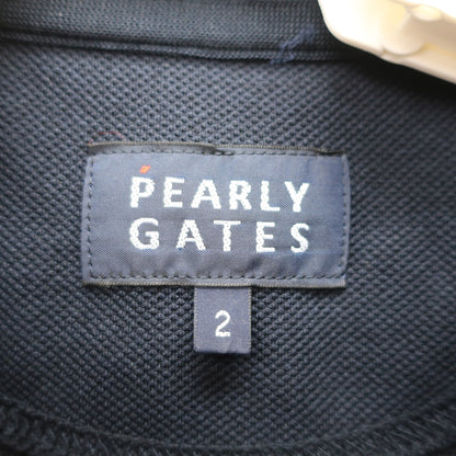 PEARLY GATES(パーリーゲイツ) ポロシャツ ネイビー レディース 2 055-8260706 A