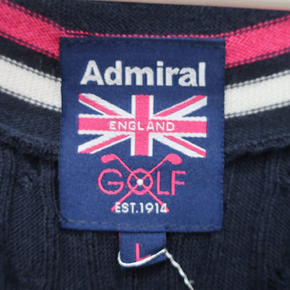 Admiral(アドミラル) ニットベスト ネイビー レディース L B