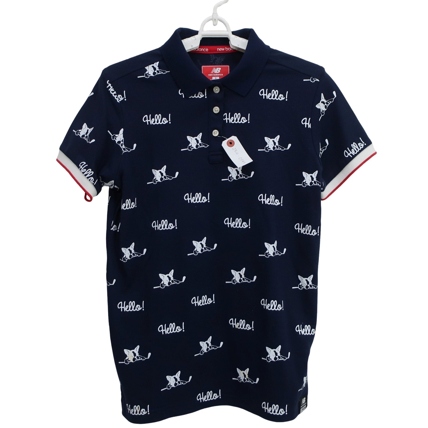 New Balance golf(ニューバランスゴルフ) ポロシャツ ネイビー レディース 2 012-7160506 B