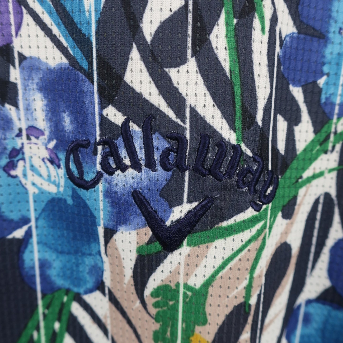 Callaway(キャロウェイ) ポロシャツ 青花柄 メンズ M 241-6157530 A