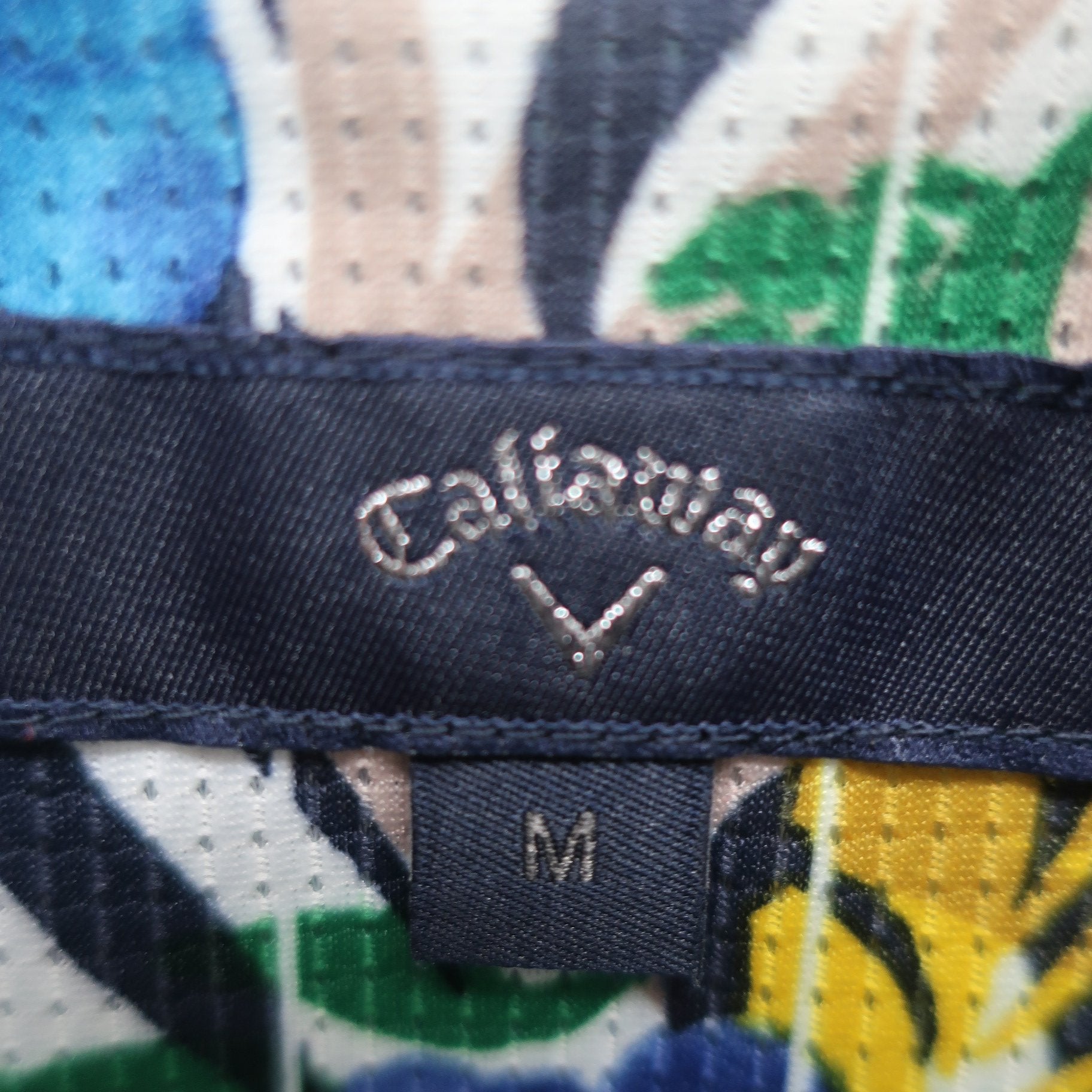 Callaway(キャロウェイ) ポロシャツ 青花柄 メンズ M 241-6157530 A