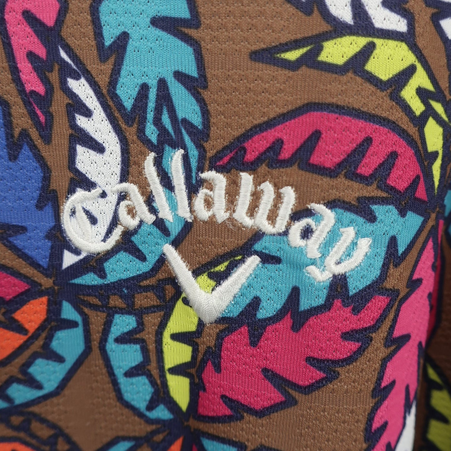 Callaway(キャロウェイ) ポロシャツ ブラウン総柄 メンズ M 241-8157509 A