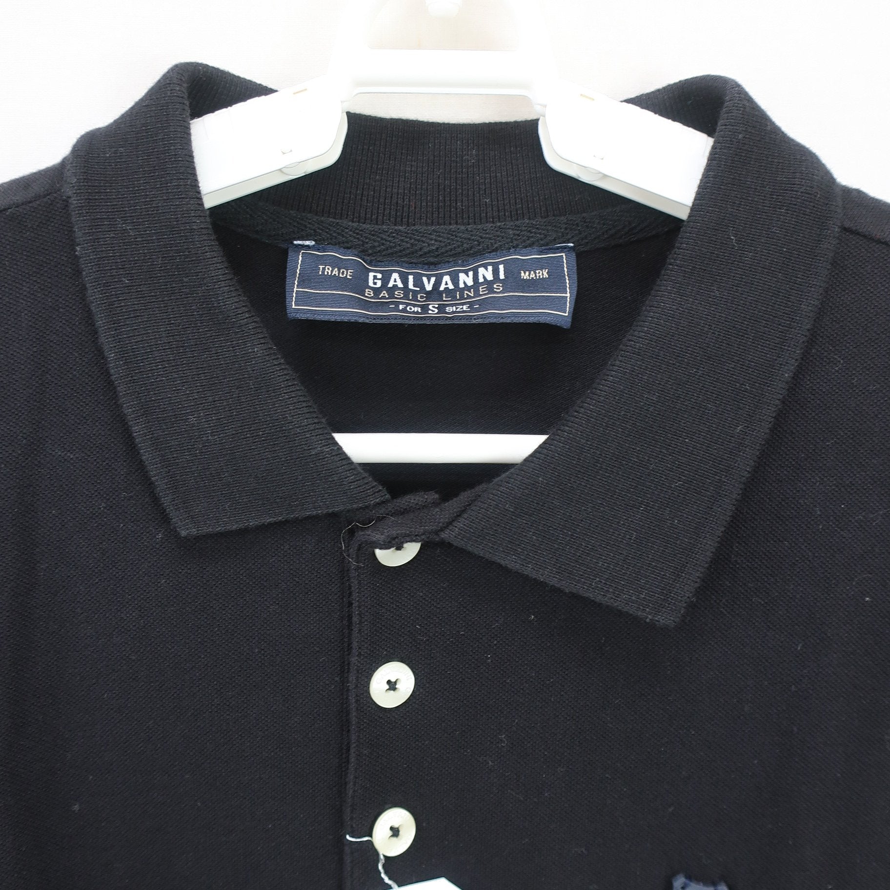 GALVANNI ポロシャツ 黒 メンズ S A