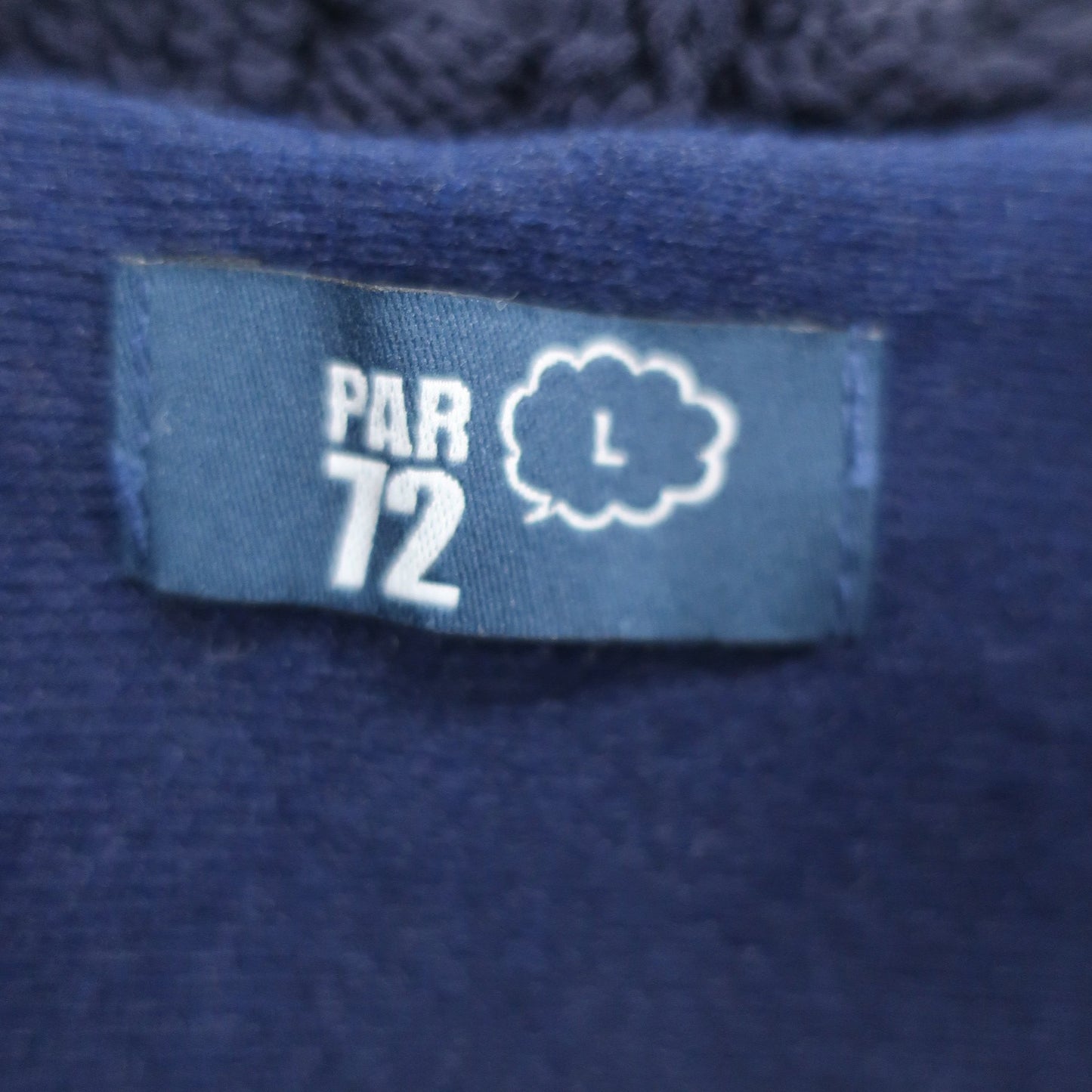 PAR 72(パーセッタンタドゥエ) フード付きニットベスト ネイビー メンズ L S