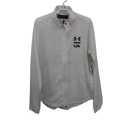 UNDER ARMOUR(アンダーアーマー) フルジップシャツ 白 メンズ LG A