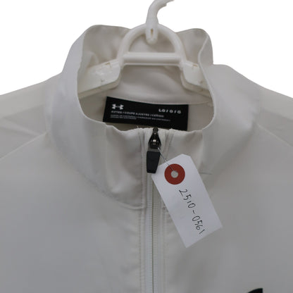 UNDER ARMOUR(アンダーアーマー) フルジップシャツ 白 メンズ LG A