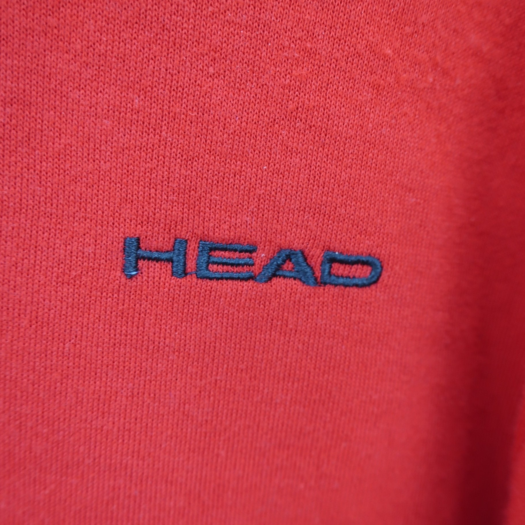 HEAD(ヘッド) ハーフジップトレーナー 赤 メンズ L B