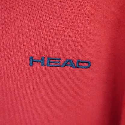 HEAD(ヘッド) ハーフジップトレーナー 赤 メンズ L B