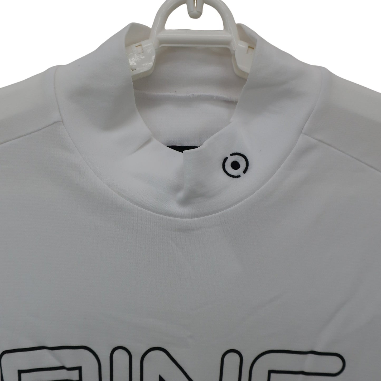 PING(ピン) 半袖モックネックシャツ 白 メンズ L A