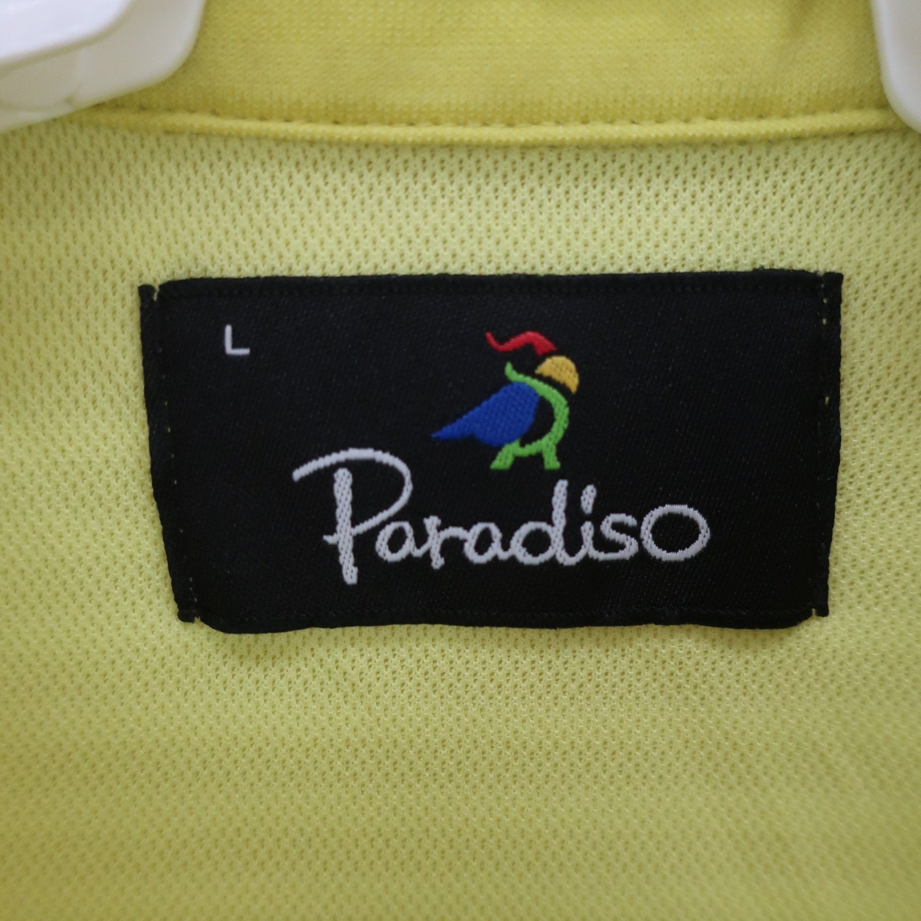 Paradiso(パラディーゾ) ポロシャツ 黄色 メンズ L A