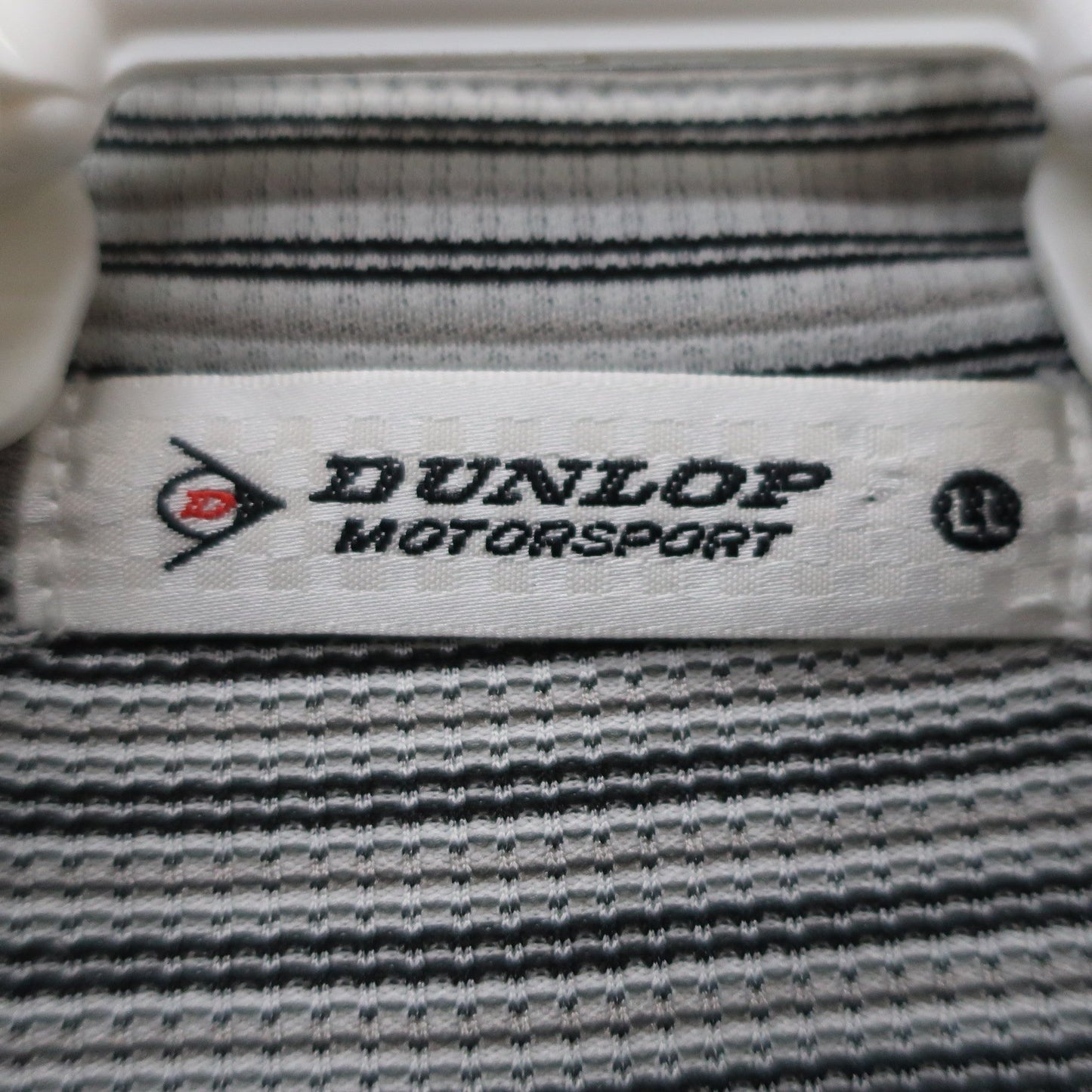 DUNLOP(ダンロップ) ハーフジップシャツ 白黒ボーダー メンズ LL A