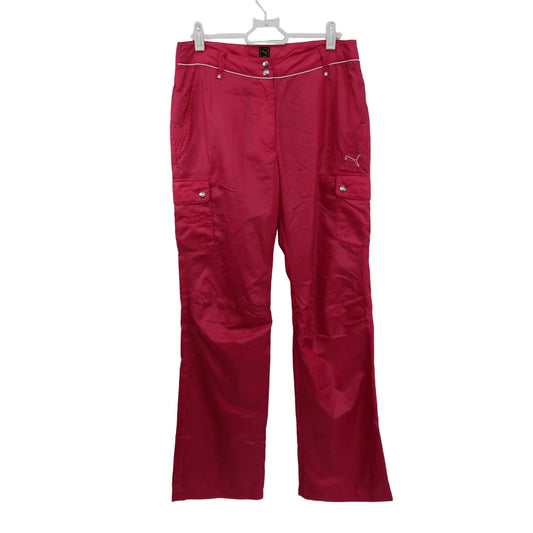 PUMA GOLF(プーマゴルフ) ナイロンパンツ ピンク レディース L(67cm) A