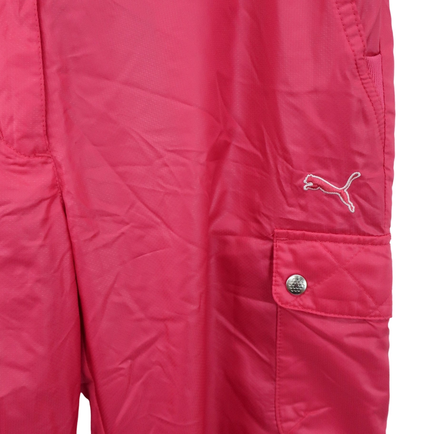 PUMA GOLF(プーマゴルフ) ナイロンパンツ ピンク レディース L(67cm) A