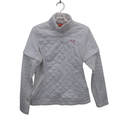PUMA GOLF(プーマゴルフ) 長袖ポロシャツ 白 レディース L B