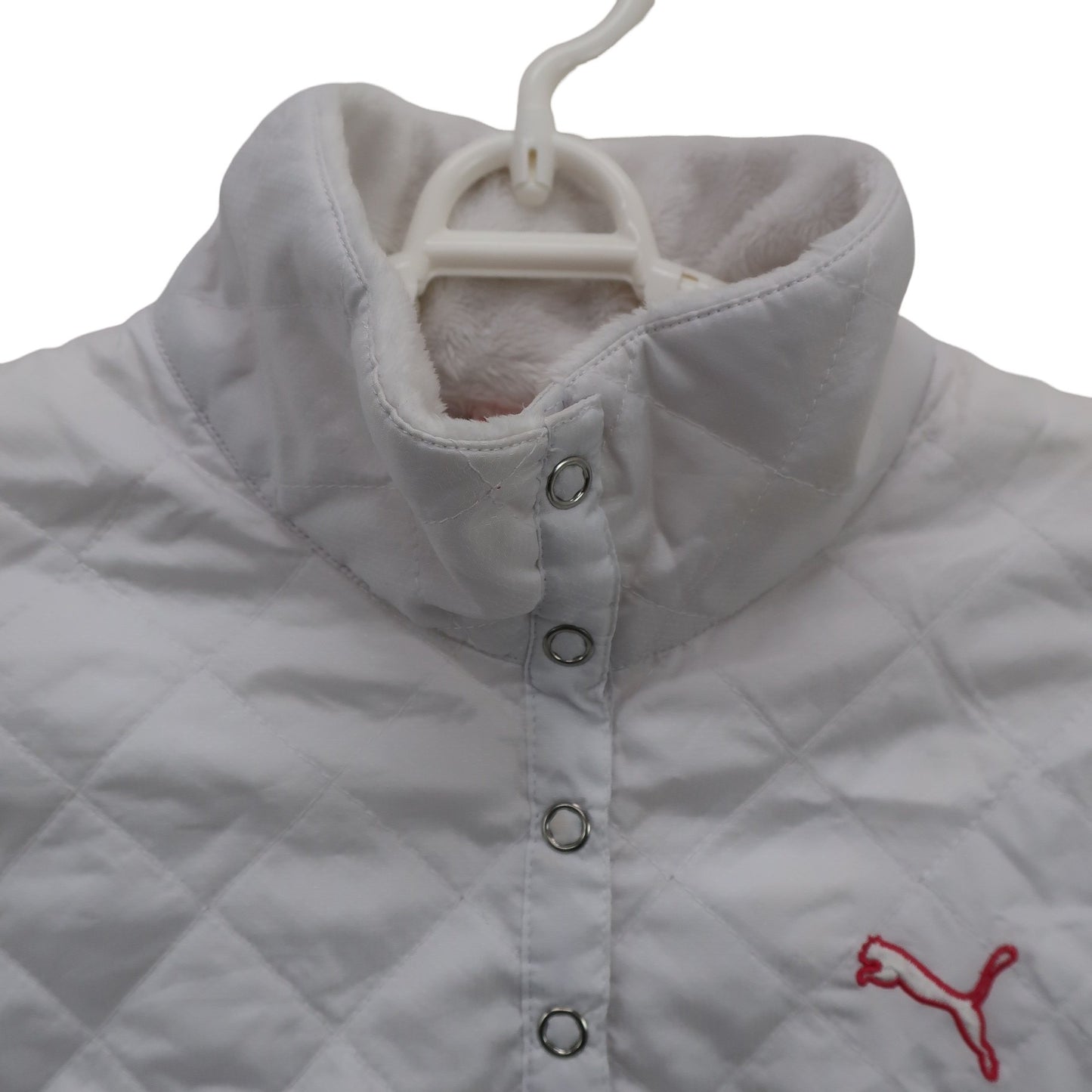 PUMA GOLF(プーマゴルフ) 長袖ポロシャツ 白 レディース L B
