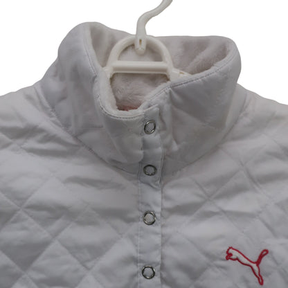 PUMA GOLF(プーマゴルフ) 長袖ポロシャツ 白 レディース L B