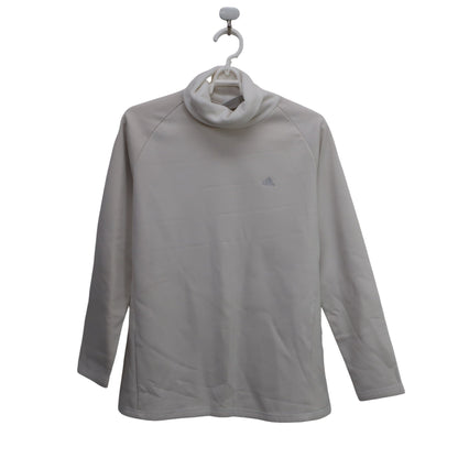 adidas(アディダス) ハイネックシャツ 白 レディース L B