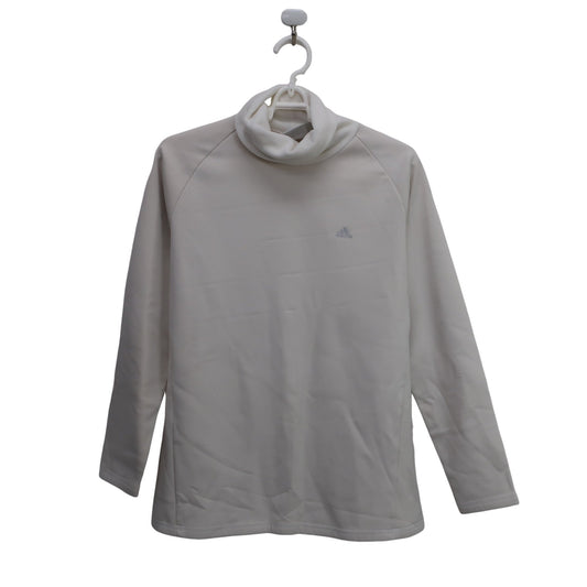 adidas(アディダス) ハイネックシャツ 白 レディース L B