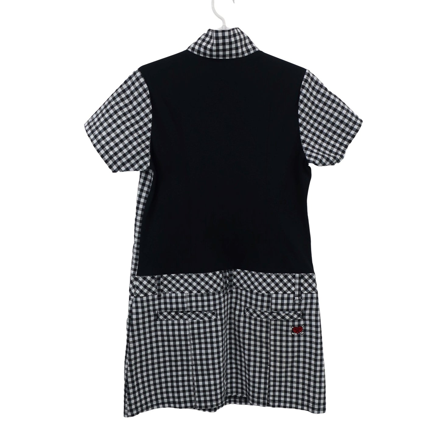 FILA GOLF(フィラゴルフ) ワンピース 白黒チェック レディース L A