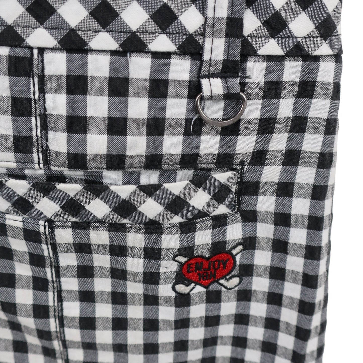 FILA GOLF(フィラゴルフ) ワンピース 白黒チェック レディース L A