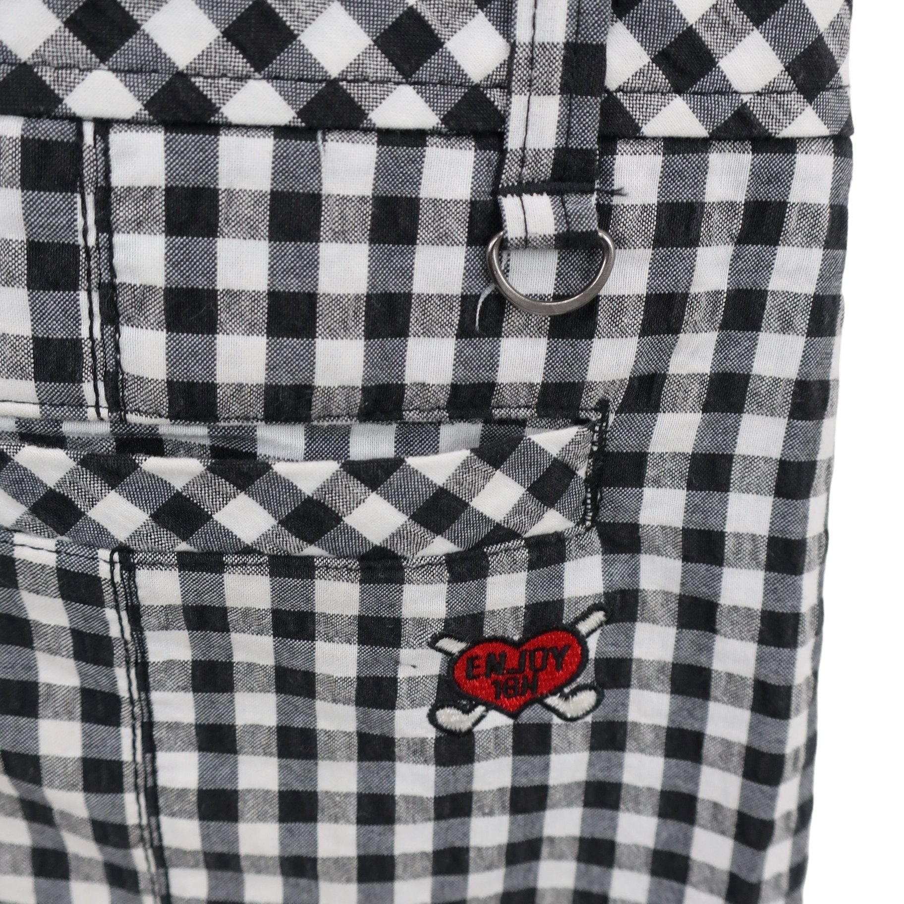 FILA GOLF(フィラゴルフ) ワンピース 白黒チェック レディース L A