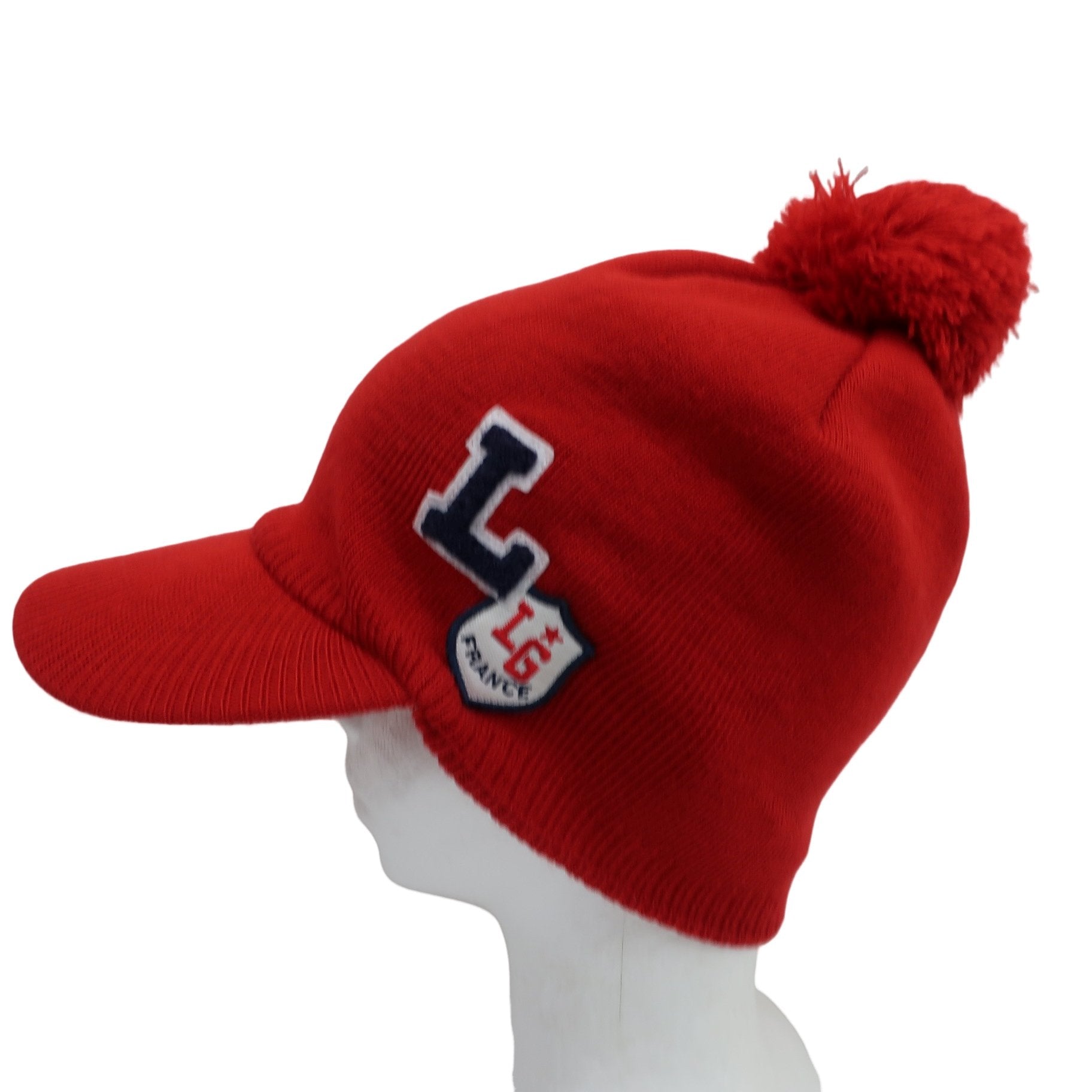 le coq sportif(ルコックスポルティフ) ニットキャップ 赤 レディース フリーサイズ A