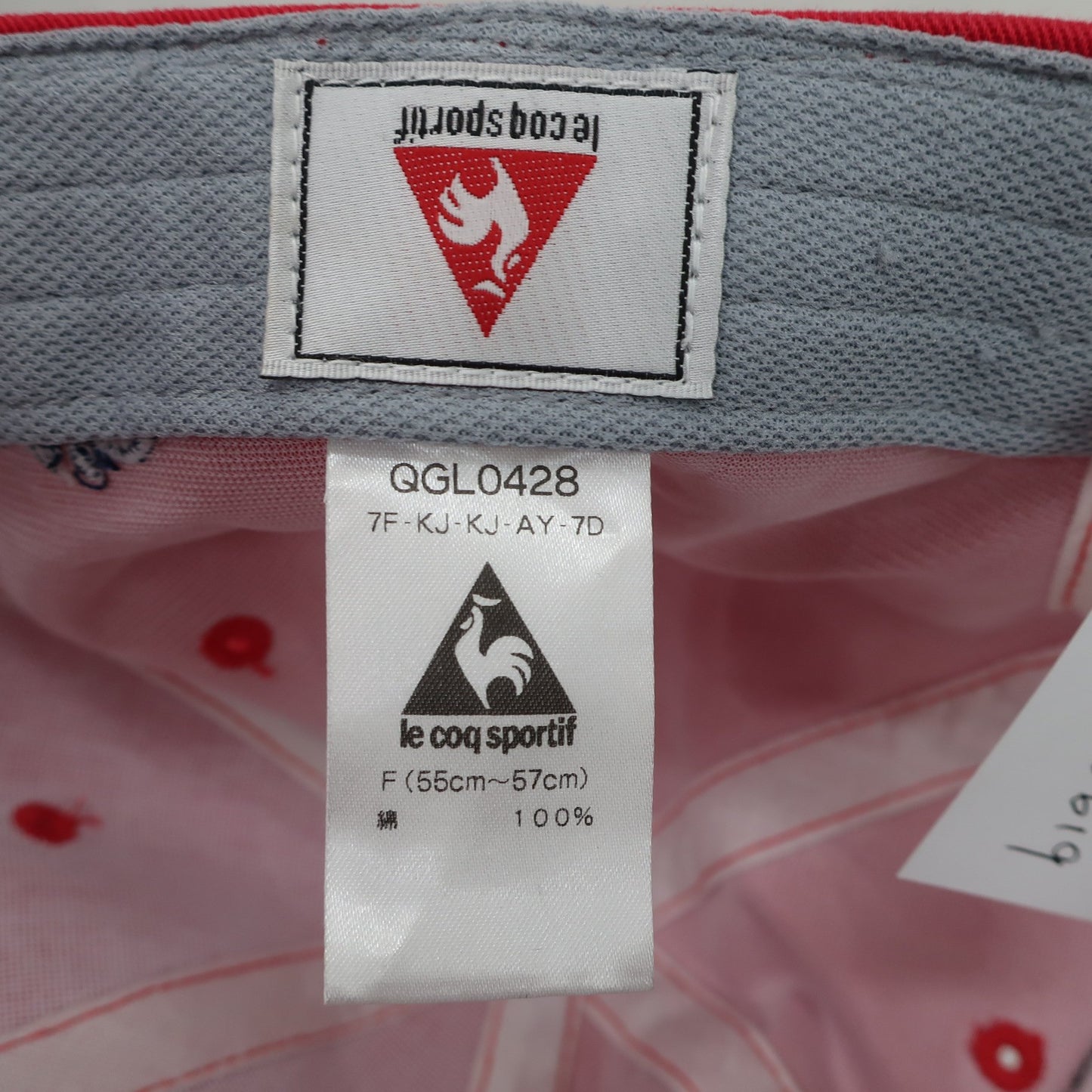 le coq sportif(ルコックスポルティフ) キャップ 赤 レディース フリーサイズ A