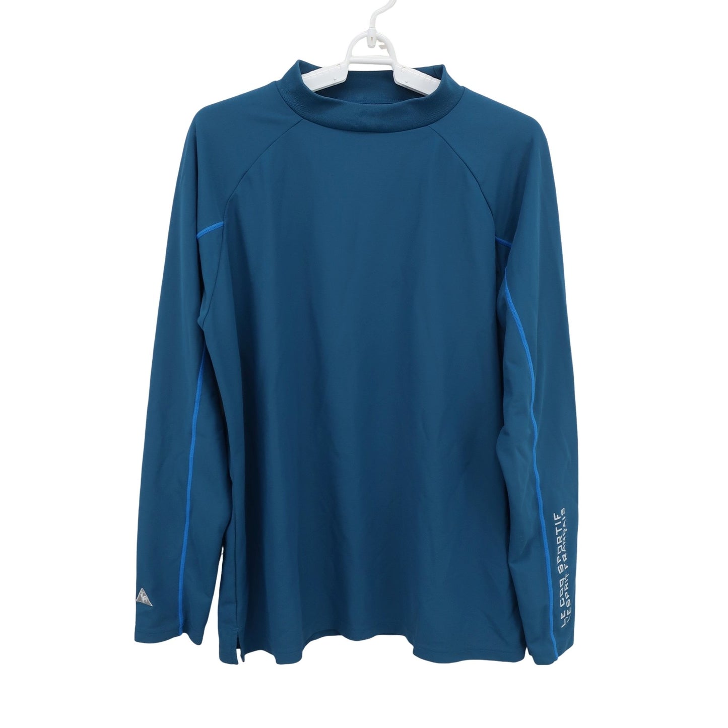 le coq sportif(ルコックスポルティフ) 長袖モックネックシャツ エメラルドグリーン メンズ LL A