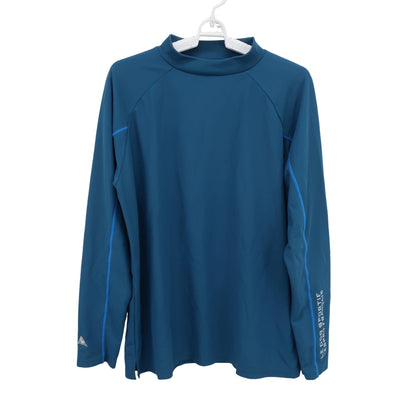 le coq sportif(ルコックスポルティフ) 長袖モックネックシャツ エメラルドグリーン メンズ LL A