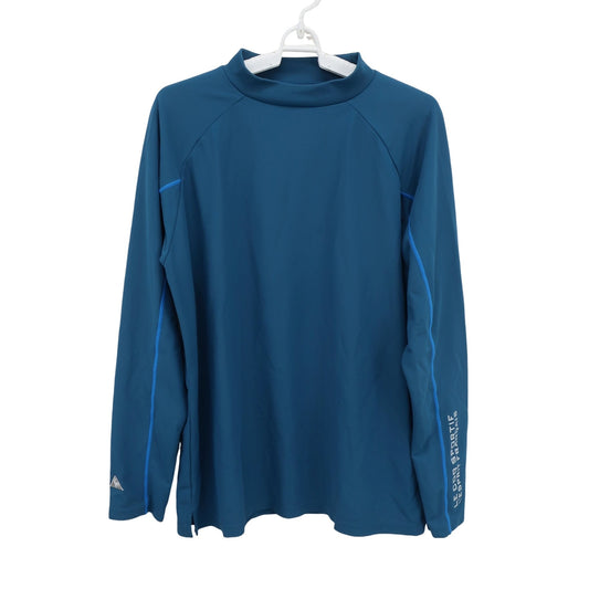 le coq sportif(ルコックスポルティフ) 長袖モックネックシャツ エメラルドグリーン メンズ LL A