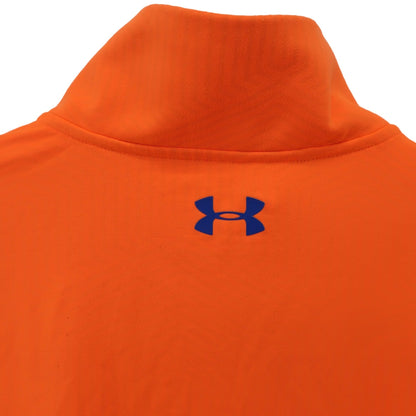 UNDER ARMOUR(アンダーアーマー) 長袖ハーフジップシャツ オレンジ メンズ LG C