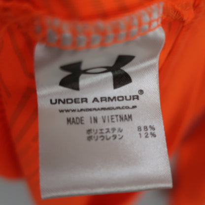 UNDER ARMOUR(アンダーアーマー) 長袖ハーフジップシャツ オレンジ メンズ LG C