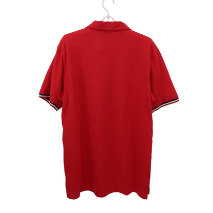 le coq sportif(ルコックスポルティフ) ハーフジップポロシャツ 赤 メンズ LL B