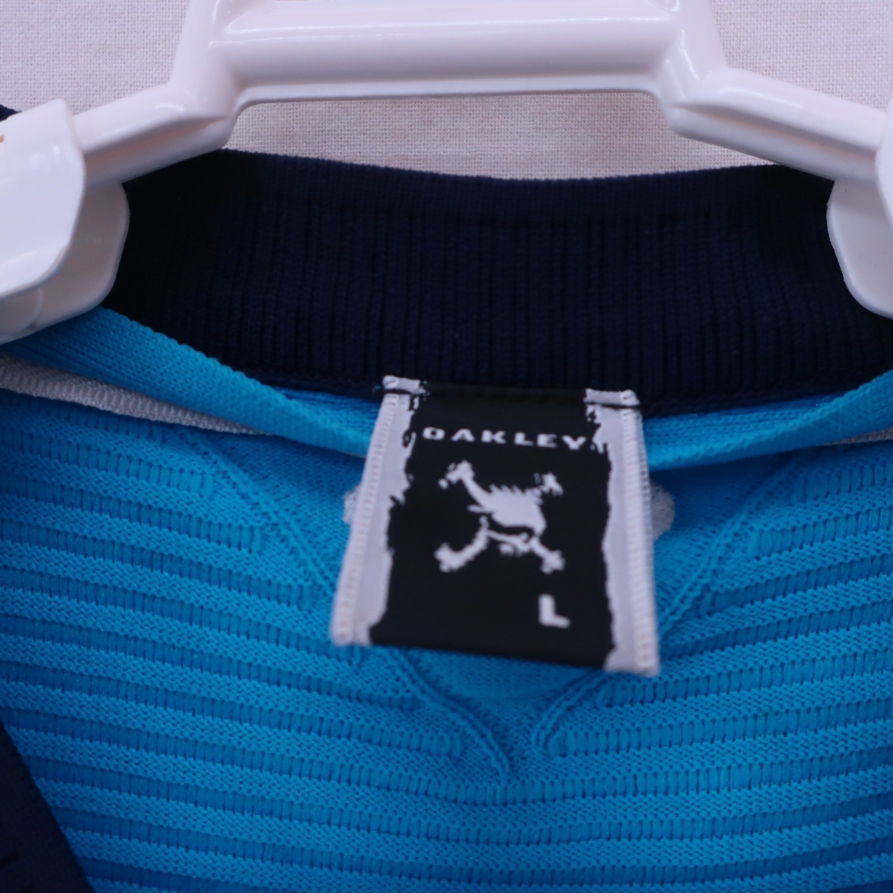 OAKLEY(オークリー) フルジップニットベスト 水色 メンズ L A