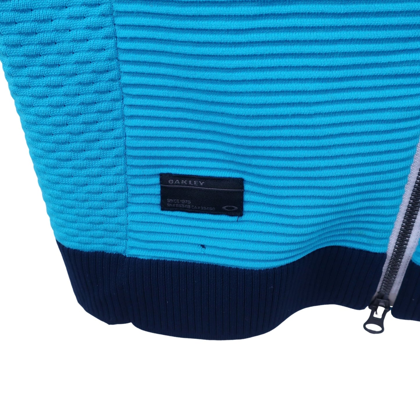 OAKLEY(オークリー) フルジップニットベスト 水色 メンズ L A