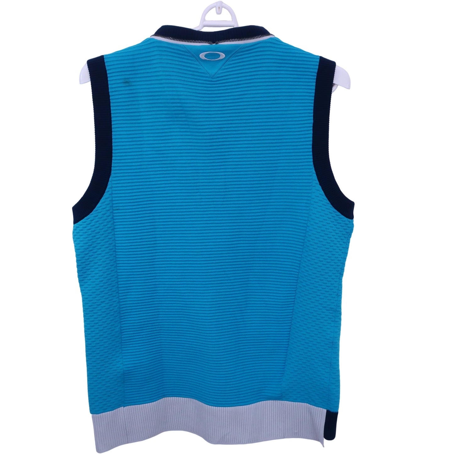OAKLEY(オークリー) フルジップニットベスト 水色 メンズ L A