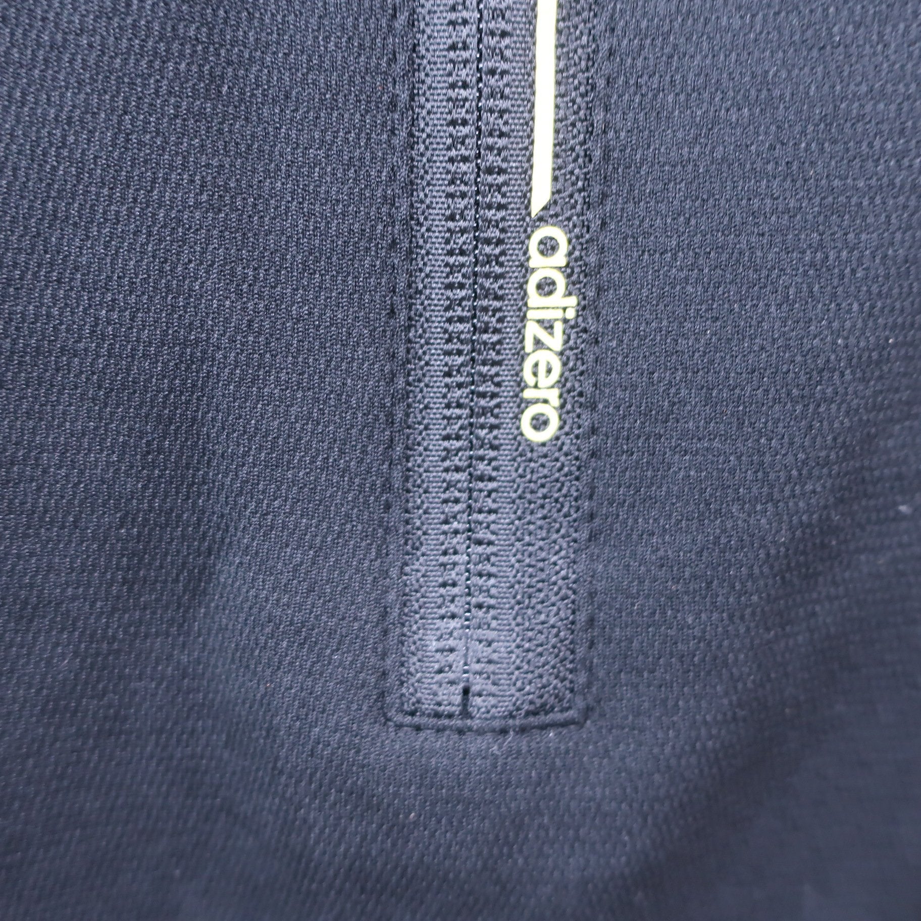 adidas(アディダス) ハーフジップノースリーブポロシャツ 黒 レディース O A