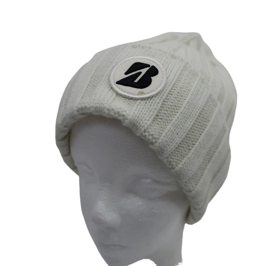 BRIDGESTONE GOLF(ブリヂストンゴルフ) ニット帽 白 メンズ フリーサイズ A