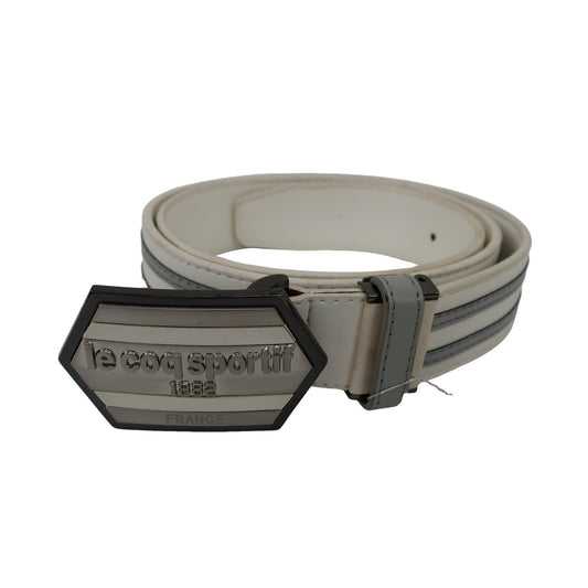 le coq sportif(ルコックスポルティフ) ベルト 白 メンズ B