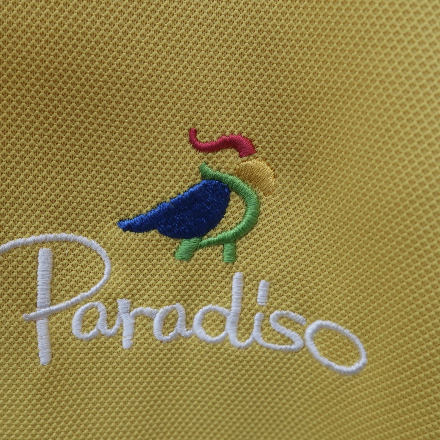 Paradiso(パラディーゾ) 長袖ポロシャツ 黄色 メンズ LL A