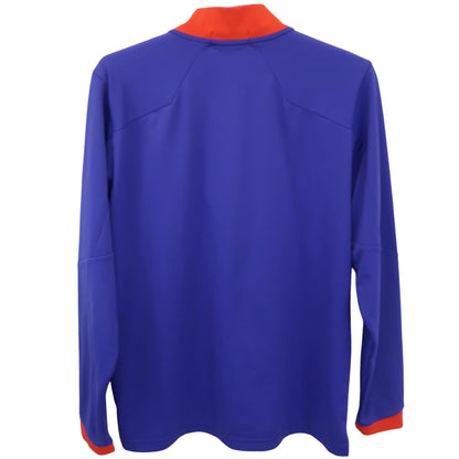 le coq sportif(ルコックスポルティフ) 長袖ハーフジップシャツ 紫オレンジ メンズ LL B