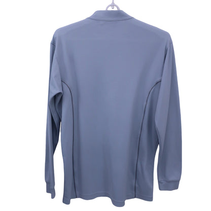 MIZUNO(ミズノ) 長袖ハーフジップシャツ グレー メンズ LL B