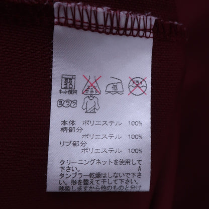 Paradiso(パラディーゾ) 長袖ポロシャツ えんじ メンズ LL A